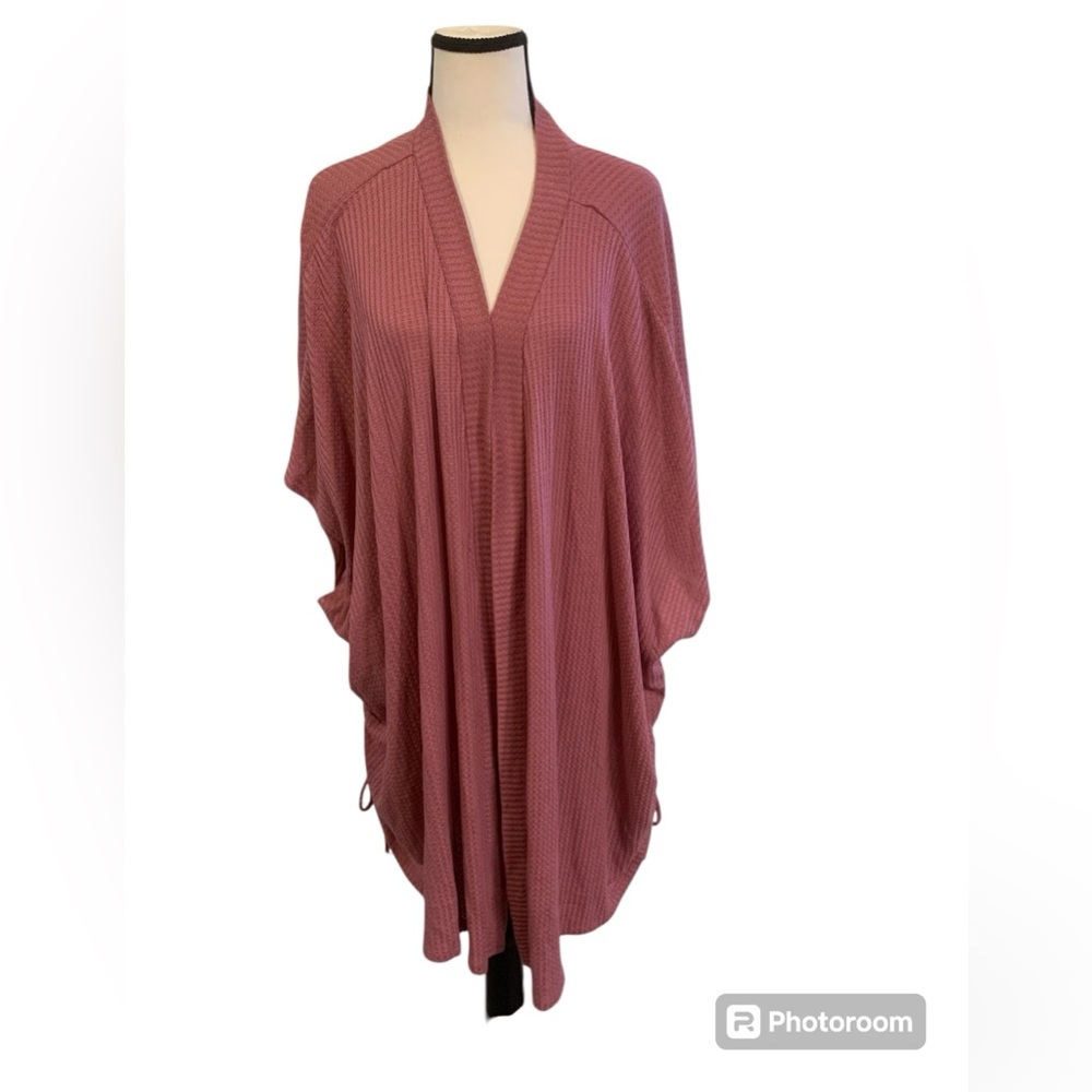 Lane Bryant | Violet purple shaw poncho sweater